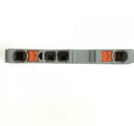 Зажим пружинный 2-х проводной проходной Stekker 49241