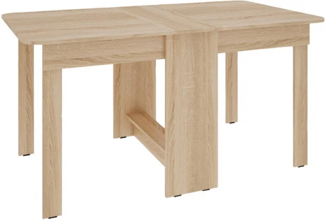 Стол-книжка раскладной ПВХ, цвет дуб сонома Mebelson (арт.KM-0002.1544)