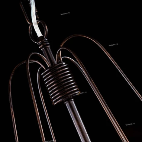 Подвесная люстра Freya Velia FR2046-PL-06-BR (220V, на цепи, подсвечник, свеча)