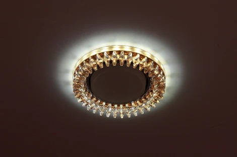 Встраиваемый точечный светильник Эра DK LD20 TEA/WH