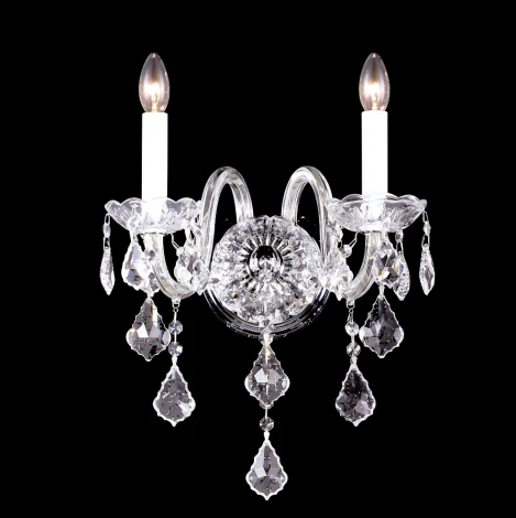 Бра Crystal Lux Queen AP2 (220V, подвески, подсвечник, свеча)