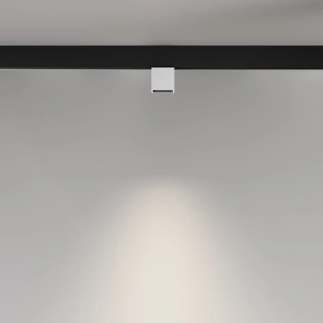 Трековый светильник магнитный 48V Maytoni Alfa S TR133-2-7W4K-W (LED, куб)