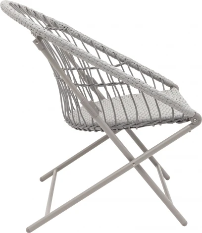 Комплект складной мебели для сада Stool Group Soley тёмно-серый арт.УТ000039923