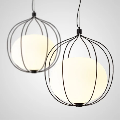 Подвесной светильник Phezalis D55 Black ImperiumLoft Phezalis01 (219833-26) (220V, на тросе, шар)