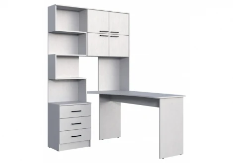 Компьютерный стол Эльброни правый белый 664906