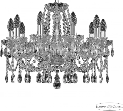 Подвесная люстра Bohemia 107 107/10/200 Ni (220V, подвески, на цепи, подсвечник, свеча)