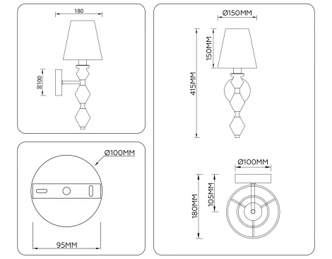 Бра Ambrella High Light LH75409