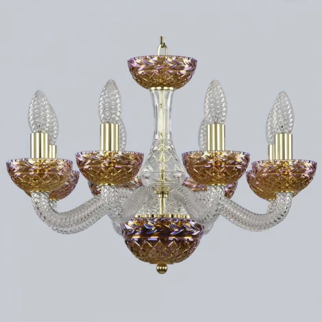 Подвесная люстра Bohemia 1311 1311/8/165 G Cl/Shampan/M-1F