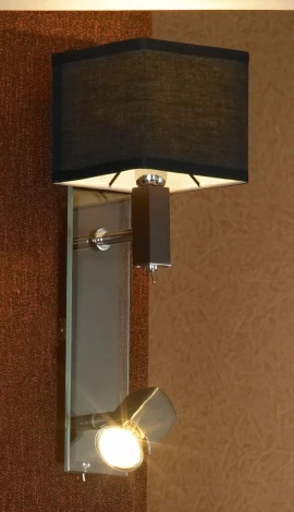 Бра для чтения Lussole Montone LSF-2571-02 (220V, куб, IP21)