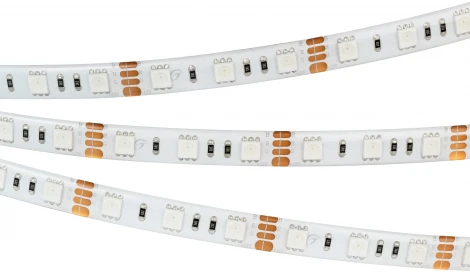 Светодиодная лента герметичная RTW-SE-B60-10mm 12V RGB (14.4 W/m, IP65, 5060, 5m) (Arlight) 014618(2)