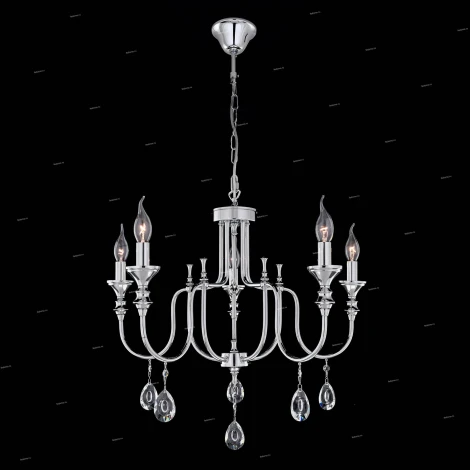 Подвесная люстра Citilux Рига CL437151 (220V, на цепи, подсвечник, свеча)