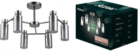 Потолочная люстра на штанге Ritter Novara 52555 4