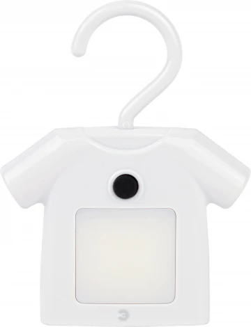 Ночник светодиодный с выключателем на батарейках ЭРА NLED-485-1W-SW-W