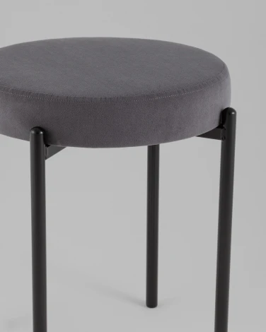 Табурет Бриф Original велюр серый Stool Group УТ000042649
