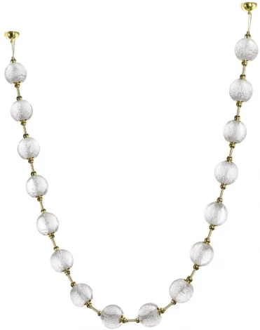 Подвесной светильник Odeon Light Crystal 5008/64L золотой/прозрачный/металл/акрил LED 64W (220V, шарики, бусы)