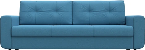 Диван прямой Лига-031 (Голубой/Рогожка) Лига Диванов арт.123326