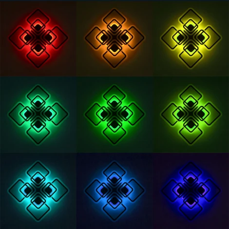 Потолочная люстра RGB Citilux Марсель CL232A185E (LED, 220V, голосовое управление, пульт управления, управление смартфоном, умный дом - Алиса)