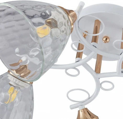 Потолочная люстра на штанге Arte Milano AMALFI-321395 321395/5A WH+FG (220V)