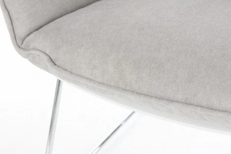 Кресло Bay Светло-серая ткань