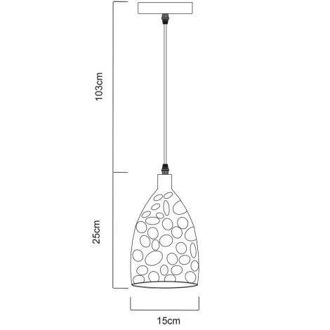 Подвесной светильник Arte Lamp Lucido A4083SP-1SS