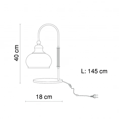 Интерьерная настольная лампа Globo NOSTALGIKA 6900-1T
