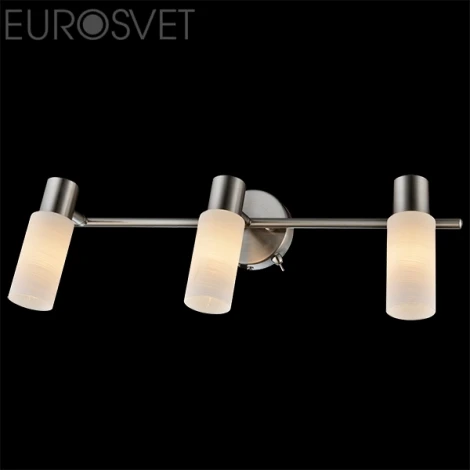Спот на штанге Eurosvet Madison 20043/3 сатин-никель (220V, выключатель, круглые)