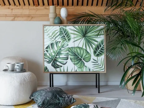 Шкаф Boho Color низкий ОГОГО (арт.599531), (ЛДСП/Дуб Корбридж)