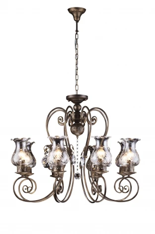 Подвесная люстра Arte Lamp Palermo A2053LM-8BR