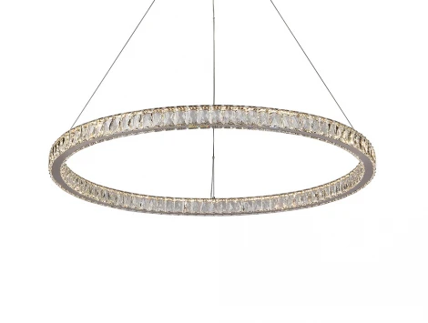 Подвесной светодиодный светильник кольцо Newport 8580 8580/100 C chrome (220V, на тросе, кольцо)