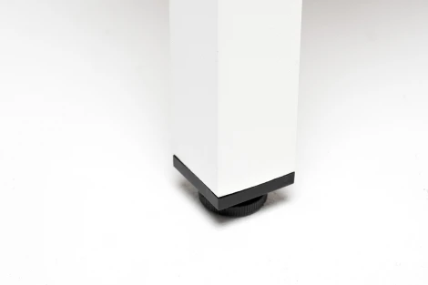 "Канны" журнальный столик из HPL 90х60, H40, каркас белый, цвет столешницы "дуб" 4SIS арт.УТ-00008358