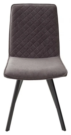 Стул PAINT, цвет B28 Темно-серый, велюр / черный каркас