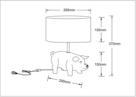 Интерьерная настольная лампа Arte Lamp Procyon A4039LT-1GO