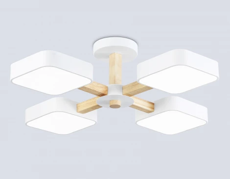 Потолочная люстра светодиодная на штанге с регулировкой цветовой температуры Ambrella COMFORT FL4879 (220V)