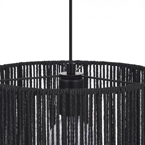 Подвесной светильник Evoluce Ettan SLE6024-403-01 черный/черный E27 1*40W (220V, на проводе, круглые)