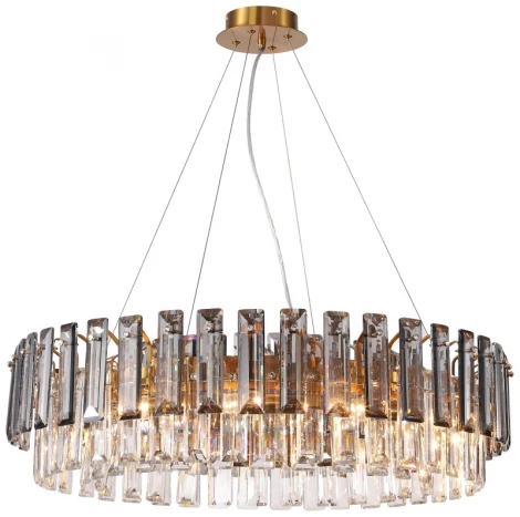 Подвесная люстра Ton 2159/05/12P Stilfort (220V, хрусталь, на тросе, круглые)