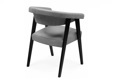 Обеденный стул Woodville Невада 2 ткань 234 / черное дерево