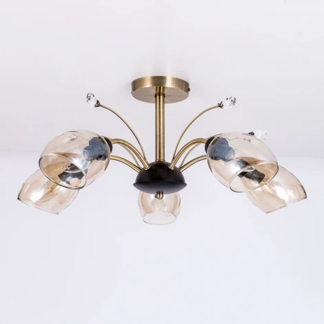 Потолочная люстра на штанге Citilux Комета CL108155 (220V, шарики)