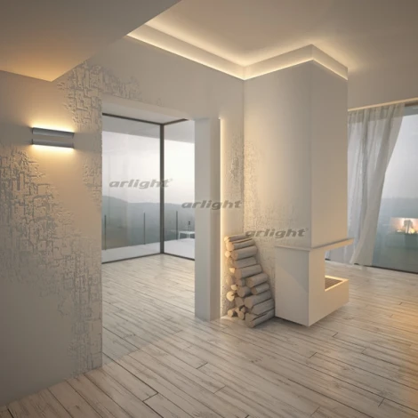 Профиль KARNIZ-R-2000 ANOD (Алюминий) 021649 Arlight