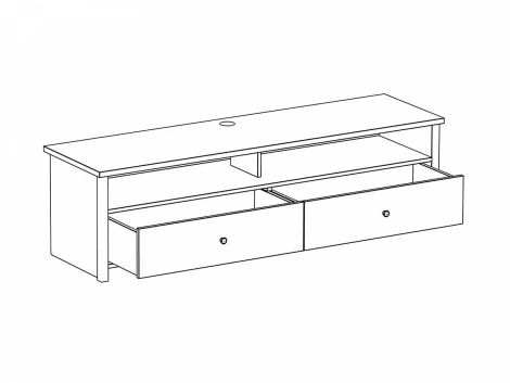 Тумба для ТВ большая Village ОГОГО 333337