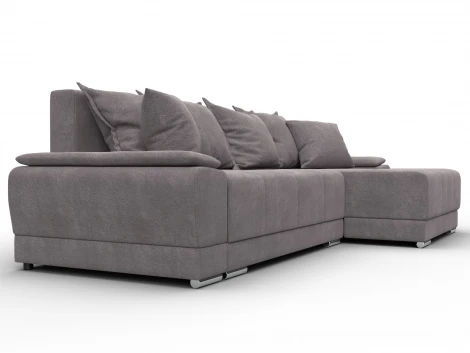 Диван угловой Лига-119 угол правый (ДСП,Брус,Фанера,ЛДС,Велюр/Бежевый) Лига Диванов 137095