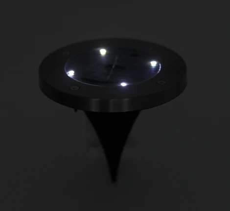 Грунтовый светильник на солнечной батарее Эра ERAST040-08 (LED, круглые)