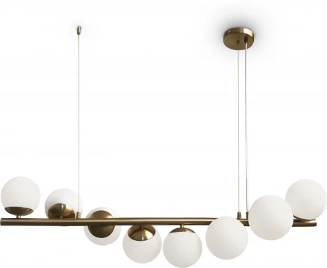 Подвесной светильник Zing FR5199PL-08BS1 Freya (220V, на тросе, шарики)