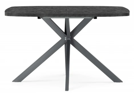 Кухонный стол Woodville Кортез 32 116(160)x77 раздвижной малави / серый