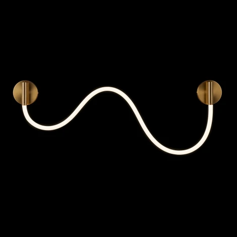 Настенный светильник светодиодный с гибким неоном Loft It Thread 10388W Brass (220V)