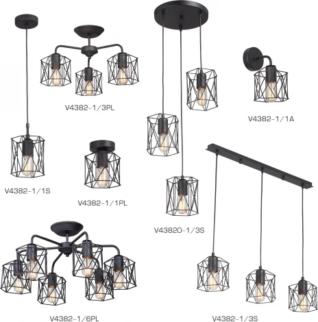 Подвесной светильник Vitaluce V43820-1/3S