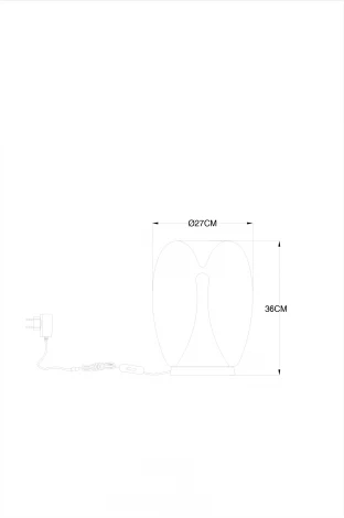 Настольная лампа Divinare Campo 5875/07 TL-15 (LED, 220V, выключатель)