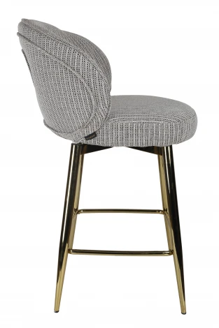 Стул барный IST-CASA Россо BS1451-WT, белый крем/золото