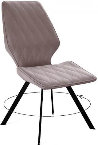 Стул 243 B5 LATTE поворотный/ ножки черные Dikline 00-00061139