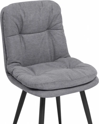 Стул на металлокаркасе Notta Майк темно-серый / черный арт.612664