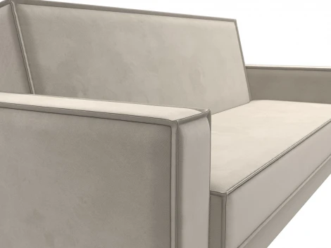 Диван-книжка Куба (Бежевый/Микровельвет) Лига Диванов арт.122045